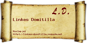 Linkes Domitilla névjegykártya